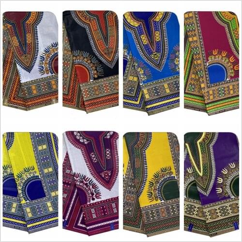 African Batik Wax Fabric Pagne Wax Ankara wax Fabric African wax Prints Gold Color Tissu fabric 6 Yards Sewing For Wedding Dress