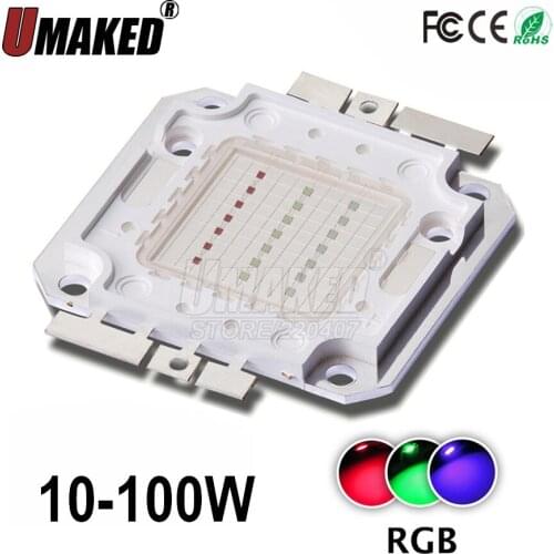 High power Brightness LED Beads Chip 10W 20W 30W 50W 100W RGB color for Floodlight Lamp Spot Light COB Chips