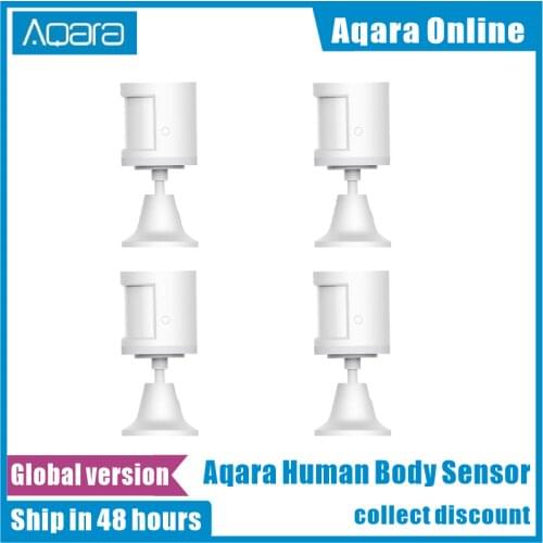Global Aqara Human Body Sensor via Android IOS Smart Body Movement Motion Sensor Zigbee Connection For xiaomi Mi home App