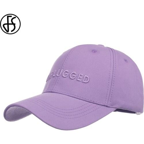 FS Trendy Candy Color Men Women Cap Summer Streetwear Baseball Caps Snapback Hip Hop Hats Pink Purple Hat Gorras Para Mujer 2021