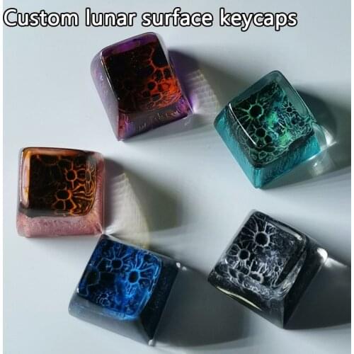 1pc Handmade Resin keycaps For MX Switch Mechanical Keyboard caps