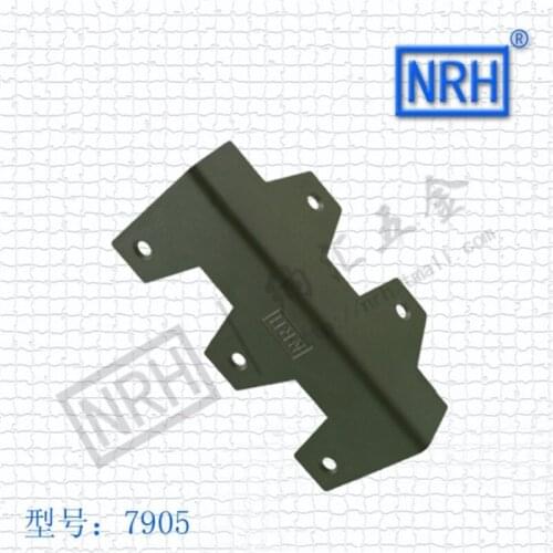 NRH 7905 color zinc corner Protector high quality Flight case road case brace performance equipment case cornerite chrome finish