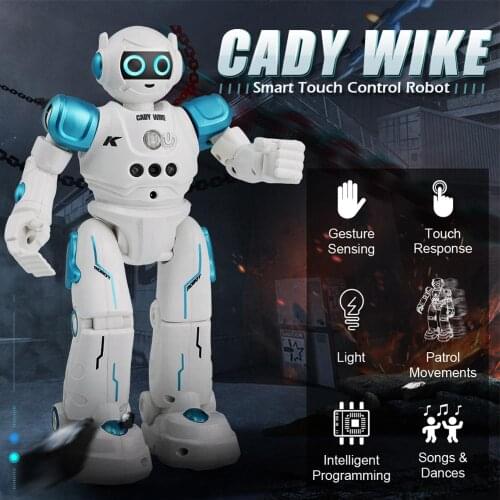 New RC Robot CADY WIKE Gesture Sensing Touch Intelligent Programmable Walking Dancing Smart Robot Toy for Children Toys