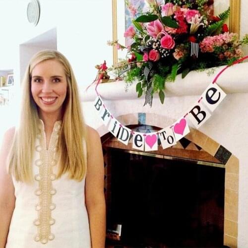 Heart Bride to Be sash banner garland wedding engagement Bachelorette Lingerie Party Bridal Shower decoration Supply photo props