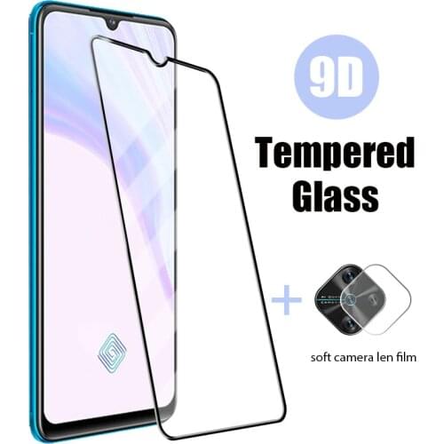 2IN1 Phone Glass + Len Film for Redmi 9 8 7 6 Pro 5 Plus Full Cover Screen Protector for Xiaomi Redmi 9A 9C 8A 7A 6A 5A 10X S2