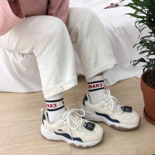 2021 Fashion New Designer Female Platform Sneakers Hot Sale White Shoes Women Tenis Casual Female Shoes Woman