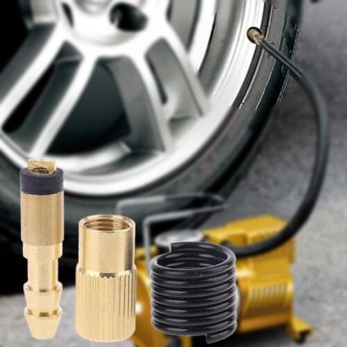Tire Inflator Adapter Blow Gun Nozzle for standard pump Air Compressor Twist-On Type with Barb Connector 16FA