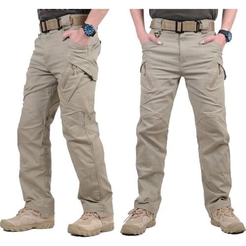 IX9 City Military Tactical Pants Men SWAT Combat Army Pants Casual Men Hikling Pants Outdoor Camping Cargo Waterproof Pants
