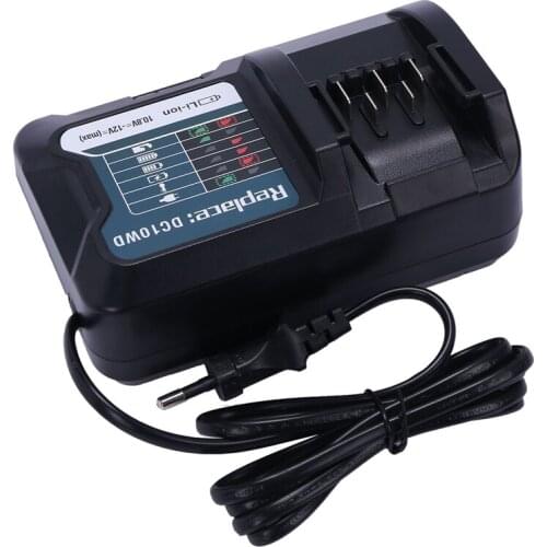 Fast Lithium Battery Charger For Makita 10.8V 12V Dc10Wd / Dc10Sb / Dc10Wc / Bl1015 / Bl1016 / Bl1021B / Bl1041B Led Charger Eu