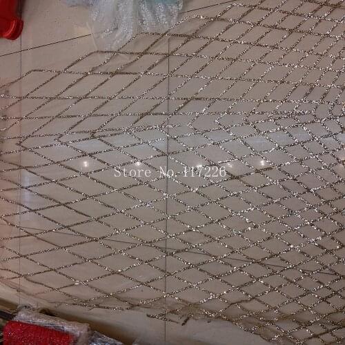 Factory price Nigerian lace fabrics JRB-82711 Guipure Embroidered Mesh Tulle with glitter
