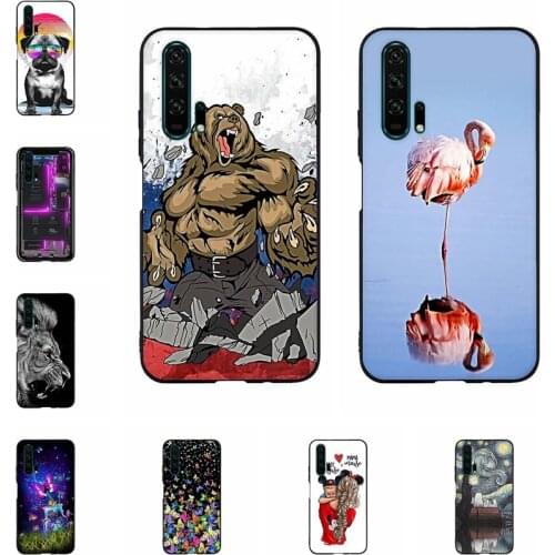 Case For Huawei Honor 20 Pro Case Silicone Soft TPU Phone Cover for Huawei Honor 20 Honor20 Pro Back Cover Funda Coque Capa