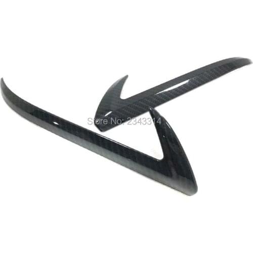 For Toyota Prius 2017 ABS Rear Front Tail Fog Light Rearview Mirror Kicks Sticker Cover Garnish Trim Frame Car Styling Accessory