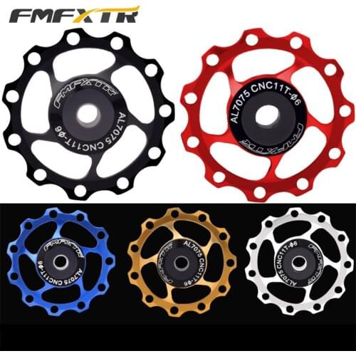 FMFXTR Mountain bike rear dial guide wheel ceramic bearing pelin 11T/13 gear variable speed dial chain guide wheel tension wheel