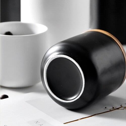 Ceramic Utensil Storage Canisters Crock Coffee Container with Lid for Food Dry Goods Kitchen Home Accessories