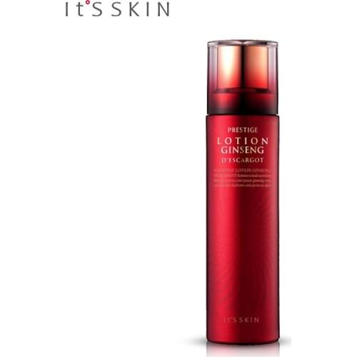 Its Skin PRESTIGE Lotion Ginseng D'escargot 140ml Anti Aging Whitening Snail Serum Moist Nourishing Lifting Face Skin Care