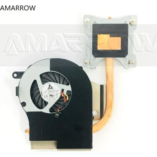 Original free shipping heatsink and FAN for hp G62 G72 G72T CQ72 606013-001 For Intel integrated CPU Cooling module