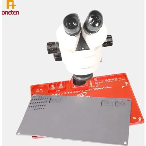 WL Microscope Aluminum Repair Table Platfrom For phone Huawei Cell phone Motherboard Repair Keep Repair Desk Clean Tools Neat