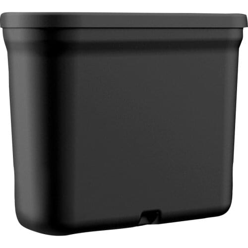 Practical Trash Bin Multifunctional Storage Box Garbage Bin Mini Trash Can For Car Home Office Auto Black Plastic Trash For Car