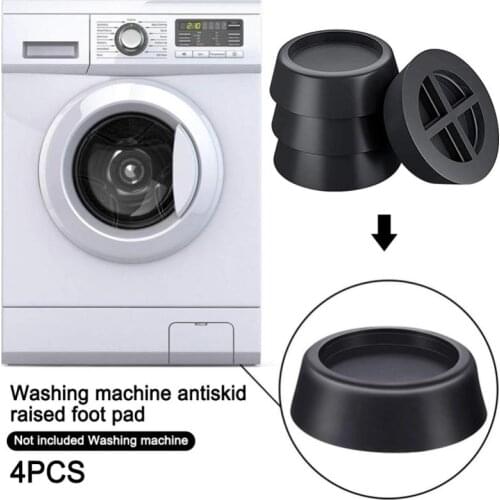 Washing Machine Rubber Universal Anti-Vibration Feet Pads Mat Anti-Vibration Pad Dryer Refrigerator Base Fixed Non-Slip Pad tool