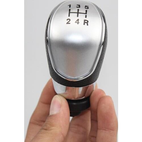Silver 5/6speed gear shift knob for FORD FOCUS MK2 (2004-2012)