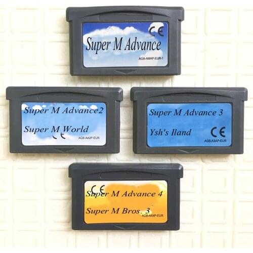 SuperMa Advance Series12 World Yohs Islan Bros. 3 for 32 Bit Handheld Player Video Game Cartridge Console Card