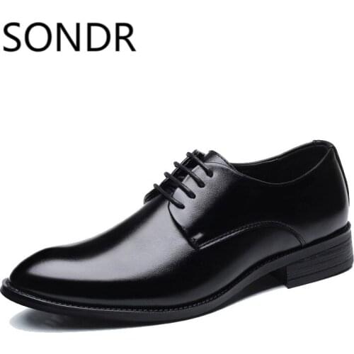 Men Business Shoes Formal Genuine Leather Business Casual Shoes Men Dress Office Luxury Shoes Size 48 Male shoes