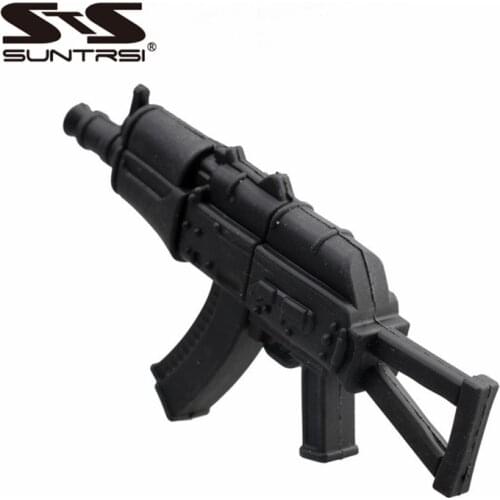 Suntrsi usb Flash Drive 2.0 64G Cartoon Gun model 32GB pendrive 128G 16GB pen drive 8GB usb флешка Memory Stick gift For PC