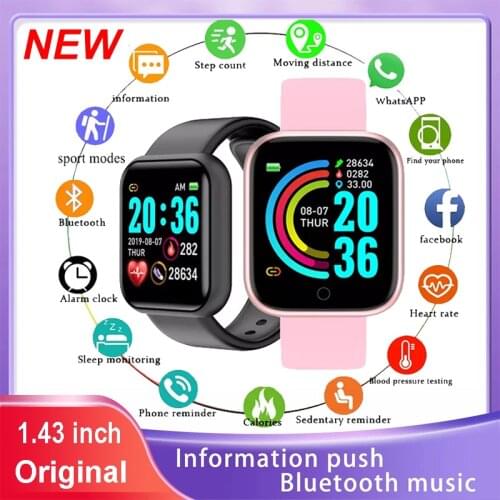 New Y68 D20 Smart Watch Blood Pressure Fitness Tracker Bracelet Smart Band Waterproof Sport Smartwatch for Android IOS D13