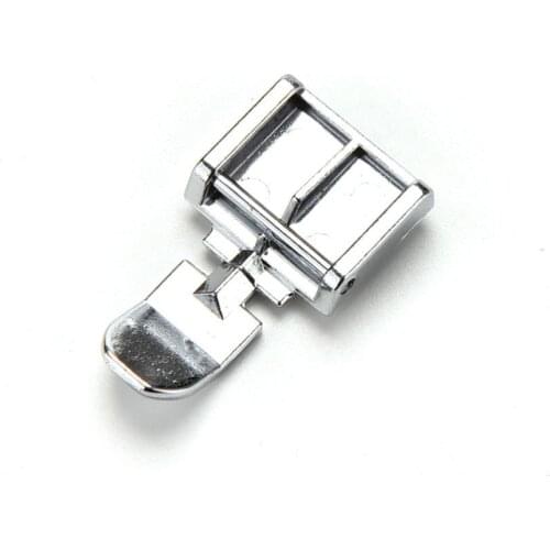 High Quality 2 Sides Metal Zipper Presser Foot Feet For Snap-on Sewing Machine Brother Singer Janome Sewing Accessory