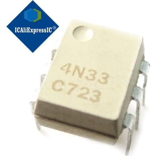 10PCS 4N33 DIP DIP6 photoelectric coupler new original In Stock