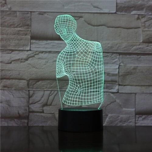3D Lamp Venus De Milo Lampara Kids Nightlight Home luminaria Figurine Bright Base Birth Gift for Child Baby Led Night Light 1722