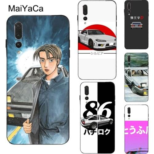 MaiYaCa Amine INITIAL D AE86 Car Case For Huawei Honor 7A Pro 7C 8A 8C 8S 8X 9X 9 10 Lite 20 Pro 10i Y6 Y7 Y9 2019 Nova 5T