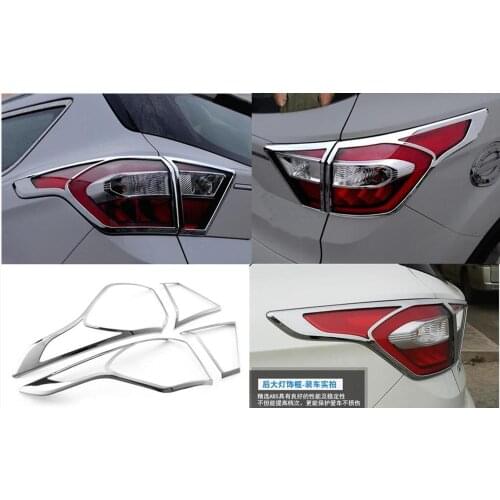 For Ford Kuga 2017 2018 Tail Lights Lamp Frame Cover Trim Rear Light Hood Car Styling Auto Accessories