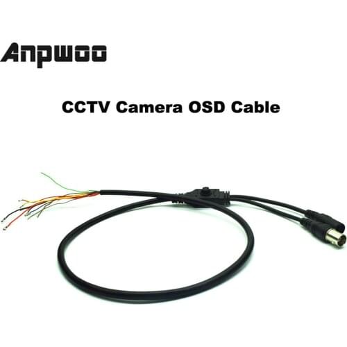 OSD cable for SONY EFFIO-E camera or Other camera support OSD function AHD Analog camera cable