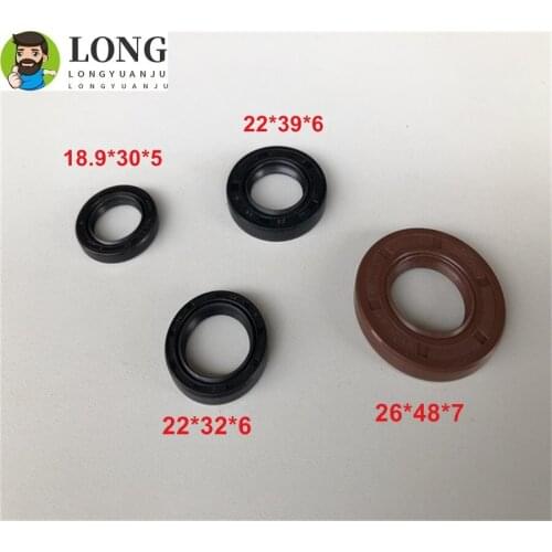 Motorcycle Full Complete Engine Oil Seal Rubber Gear Shaft Seal For Yamaha ZY125 ZY 125 125cc 4CW 4KL 4S5 Oil Seal Spare Parts