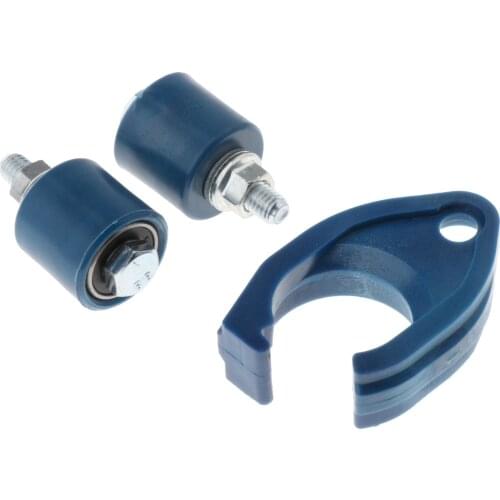 Blue Chain Guide Slider Roller Set for Yamaha YFZ450 2004-2013 100% Tested