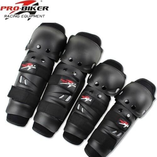 4-piece motorcycle elbow knee kneepad bicycle knee motocross protection equipment joelheiras de Shin Guards armor suit