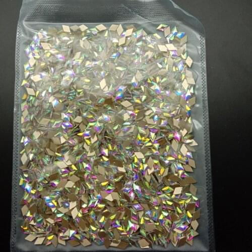 Wholesale Nail Art Rhinestones Decoration 1440pcs/pack Crystal AB Glass Stones For 3D Nails Accessories
