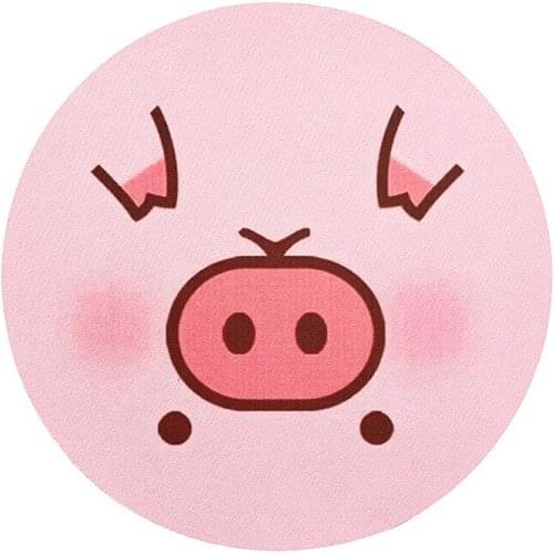 Creative personality mouse pad, soft cushion, small fresh round notebook computer cushion, rubber thickened