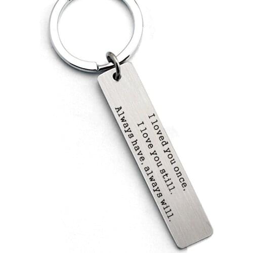 Gift For Girlfriend Boyfriend Letter Keychain I LOVE YOU Present Party Favor Valentines Day Gift Anniversary