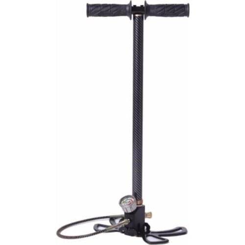 Stripe Butterfly Hand Air Pump High Pressure 3 Stage PCP Car Mini Hand Operated Air Pump Hunting PCP pump 300bar 30mpa 4500psi