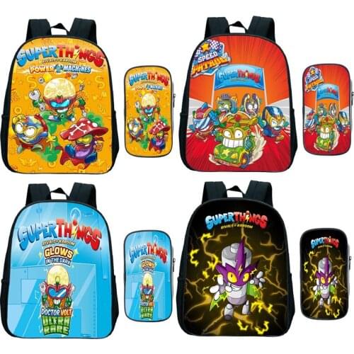 Toddler Super Zings Series 7 Kindergarten Backpack Kids Schoolbags SuperThings Kindergarten Bags Preschool Mochila Child Bookbag