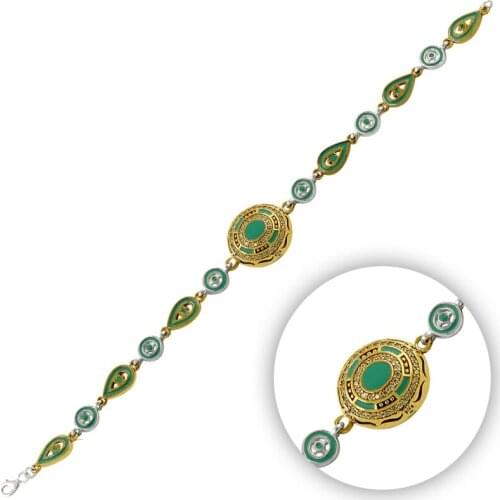 Silver 925 Sterling Enamel Authentic Bracelet