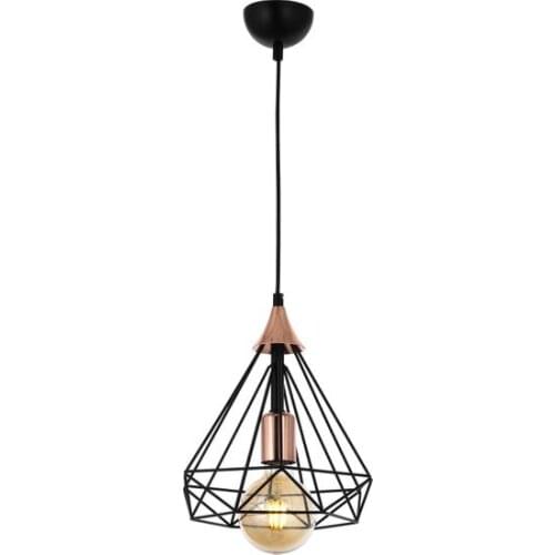 Modern 2021 Ery 3729-14-01 Black-Copper Pyramid Single chandelier chandelier люстра