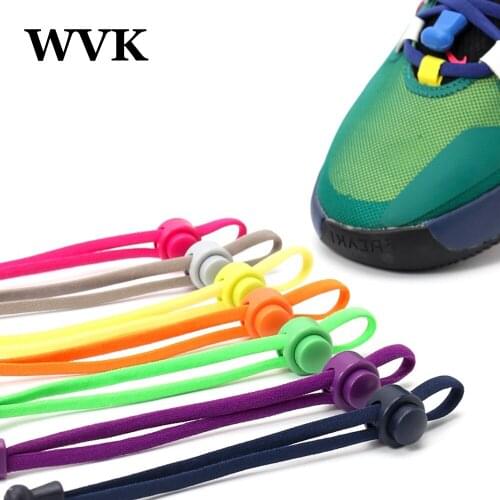 2PCS Sports Spring Lock Shoelaces No Tie Shoelaces Elastic Shoelace Suitable For All Shoes Lazy Laces Sneaker Shoe Accessories