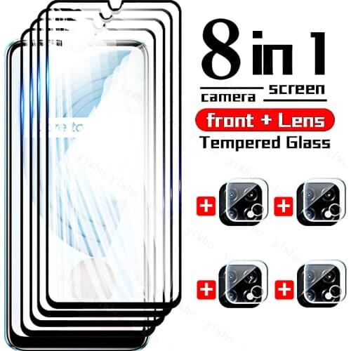 Realmi C21 Glass Camera Lens Protector for Oppo Realme C21 C25 C21y C20 C17 C15 C12 C3 Protective Glass Phone Film Full Cover