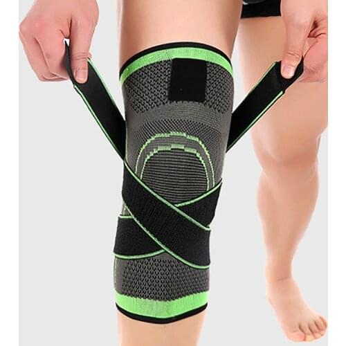 Unisex Knee Support Wrap Breathable Elastic Knee Bandage Pressure Knee Pads Outdoor Sports Safety Exercise Knee Protection Gear