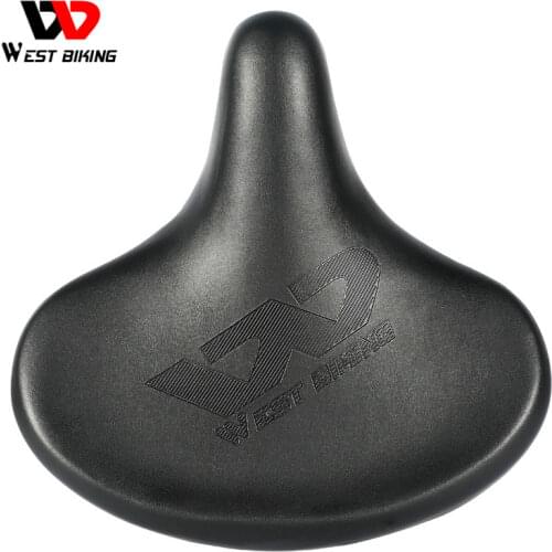 WEST BIKING Super Comfortable Bicycle Saddle Ergonomic Widen Cushion Pad MTB Road Bike Saddle Breathable Shockproof Cycling Seat