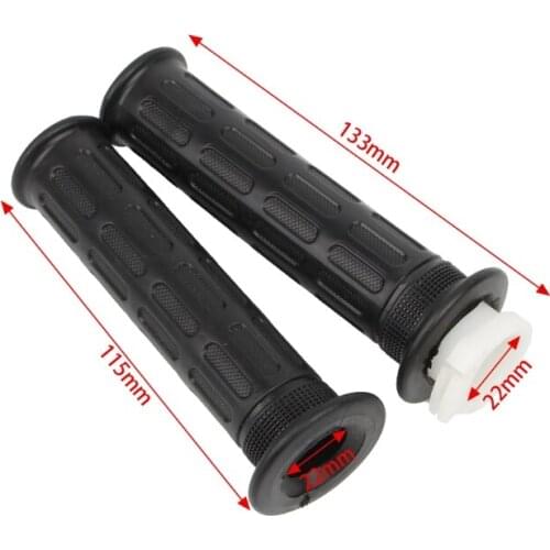 1 Pair 7/8'' Motorcycle Handlebar Hand Grips Rubber for honda CBR 250R 929 954 40GF