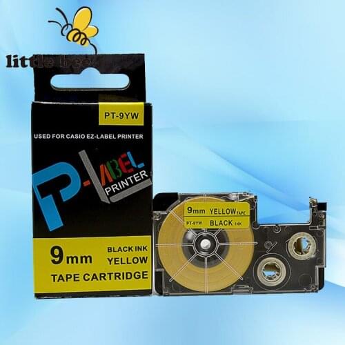 10Pcs XR-9YW1 Mixed colors 9mm Compatible CASIO label tapes XR-9WE1 XR-9X1 XR-9YW1 XR-9RD1 XR-9GN1 XR-9BU1 printer Ribbon